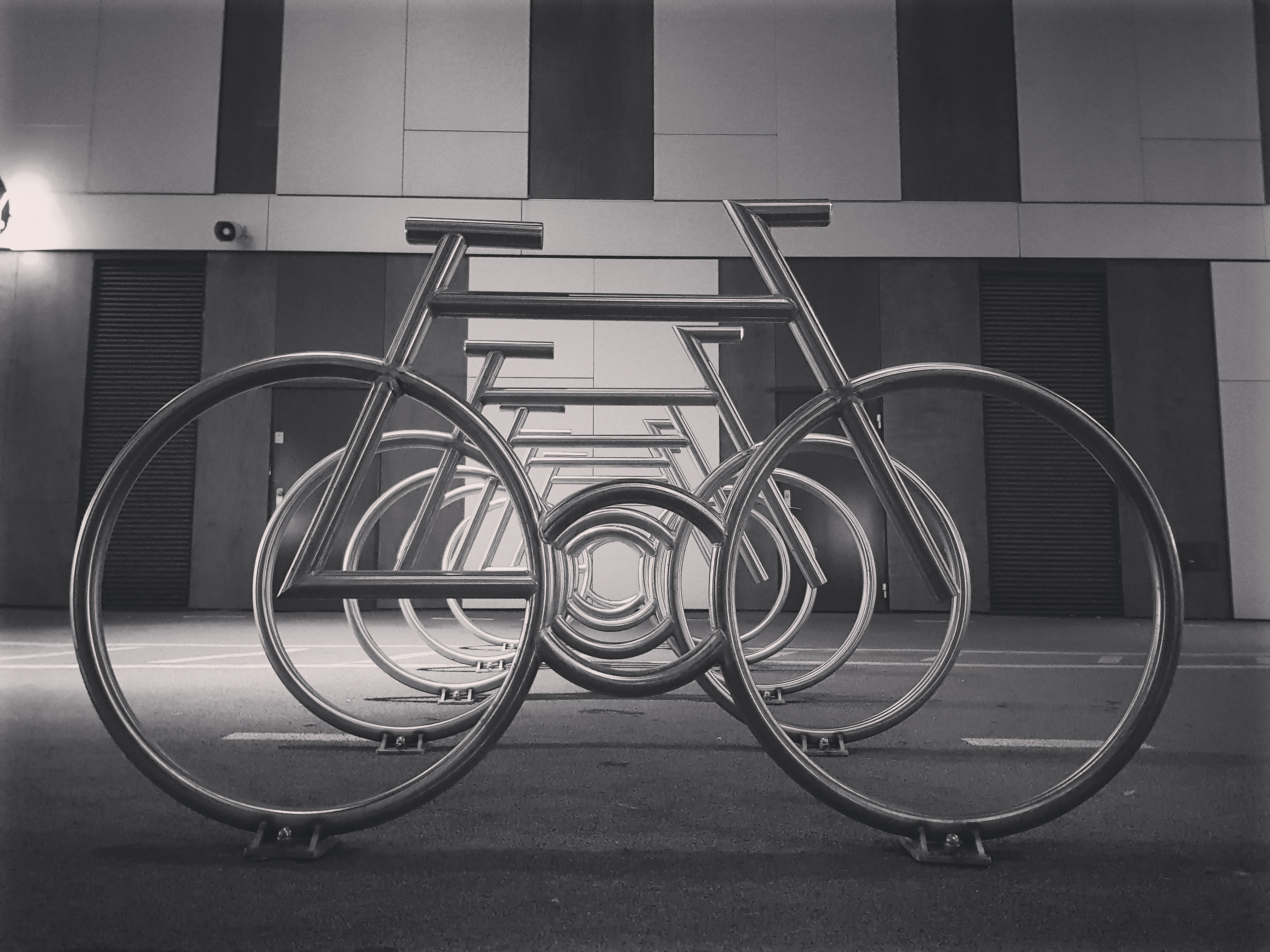 Art Installation Oslo Bikes, Barcode Area
